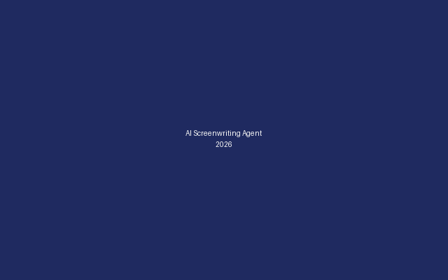 AI Screenwriting Agent 2026