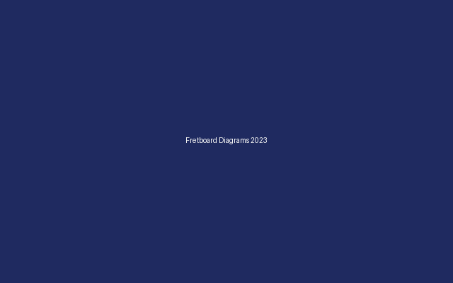 Fretboard Diagrams 2023